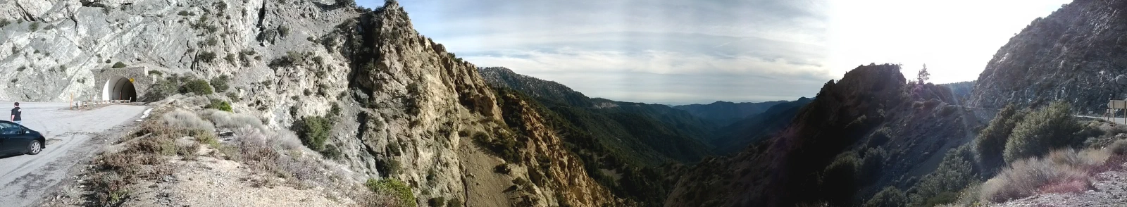 A second Coast Highway panorama looking toward the ridge